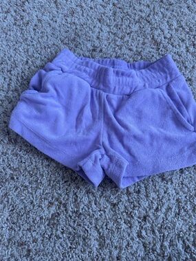 Girls' Lavender Terry Shorts